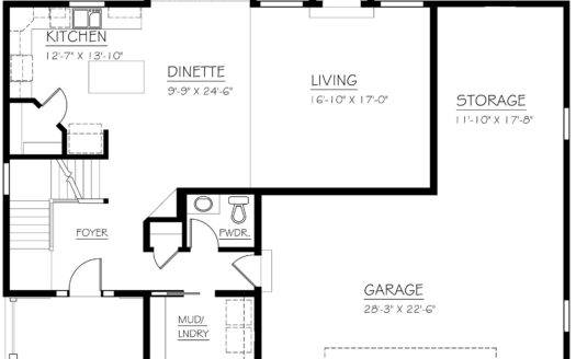 Wilshire Prairie Signature First Floor Plan